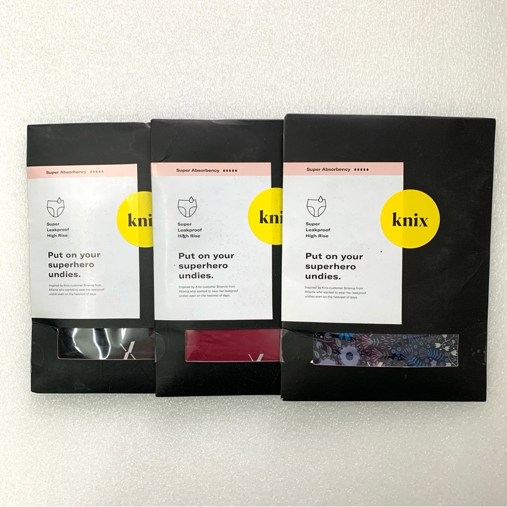 Knix Super Leakproof High Rise Panties - 3Pk Size XS